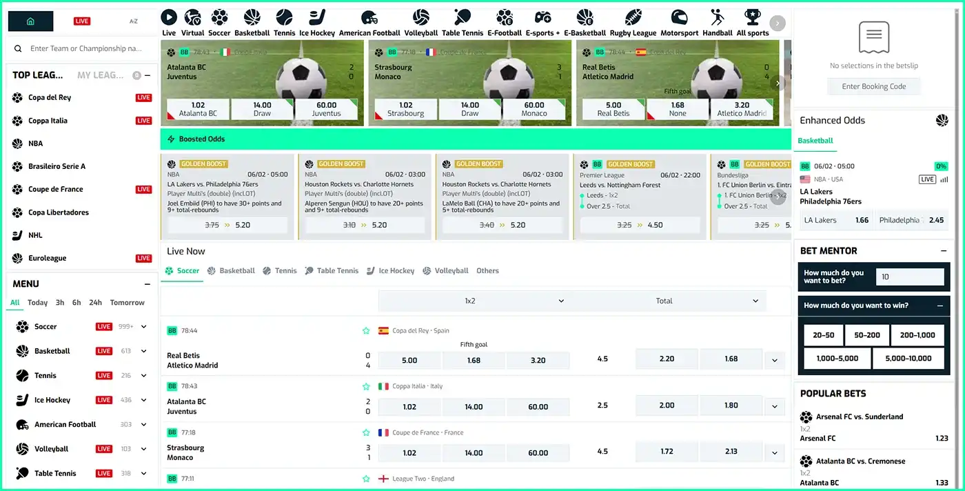 Wallacebet Netherland Sportweddenschappen en Live Betting